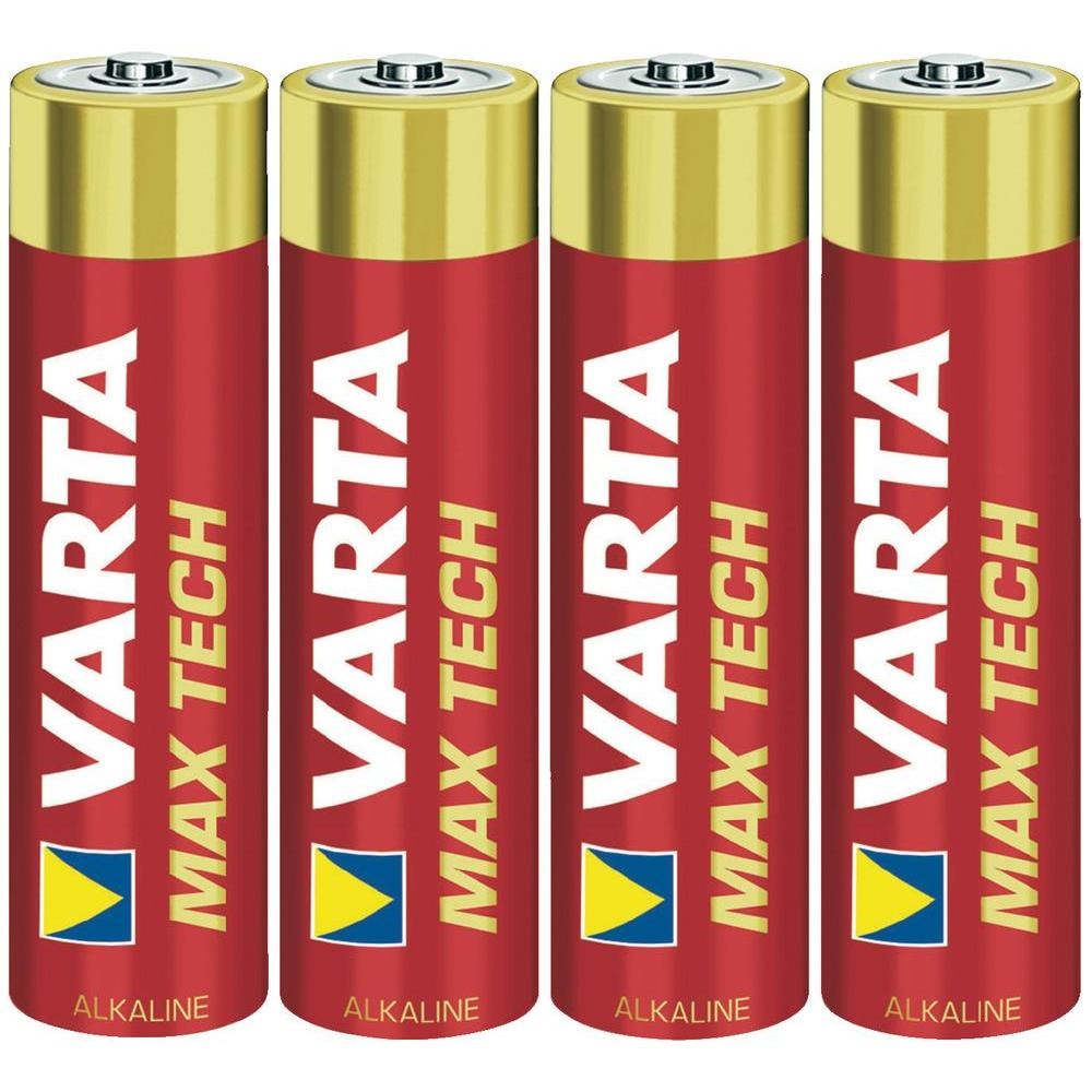 VARTA MAX TECH Batteri AAA LR03 Micro - 4 Pk