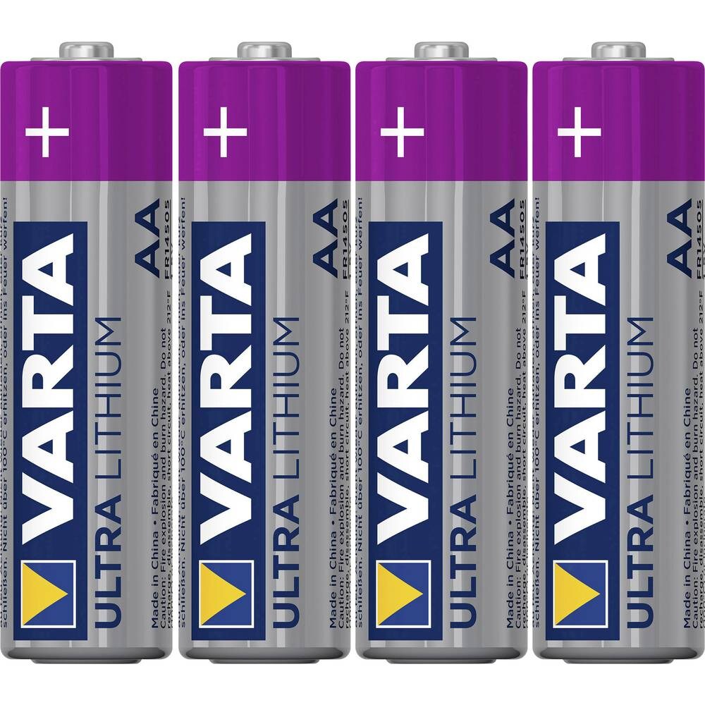 Varta Lithium Batteri AA LR6 Mignon - 4 Pk