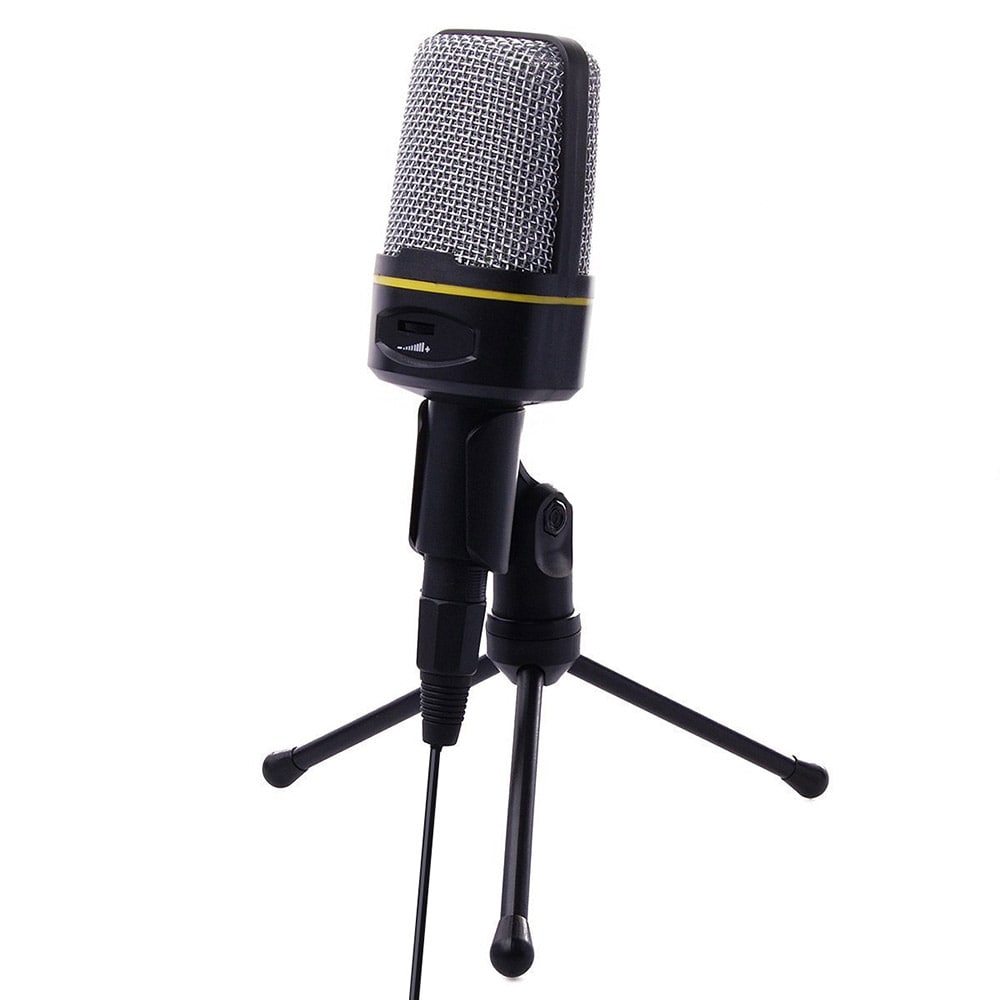 Mikrofon med 3.5mm kontakt - Svart