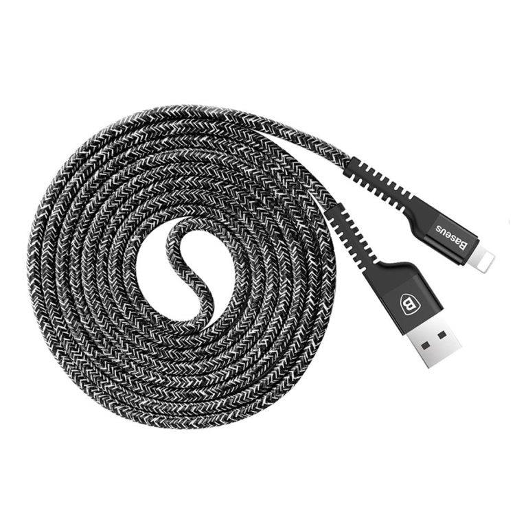 Baseus Flettet USB-kabel USB A til lightning 1,5m Svart