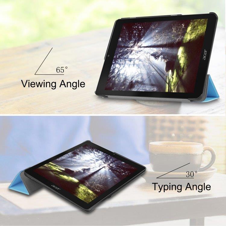 Trifold Beskyttelsesfutteral Acer Chromebook Tab 10, Blå