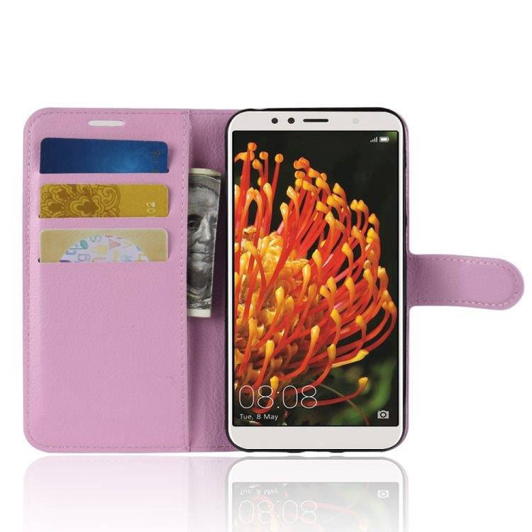 Lommebokfutteral med stativ Huawei Y6 2018 Rosa