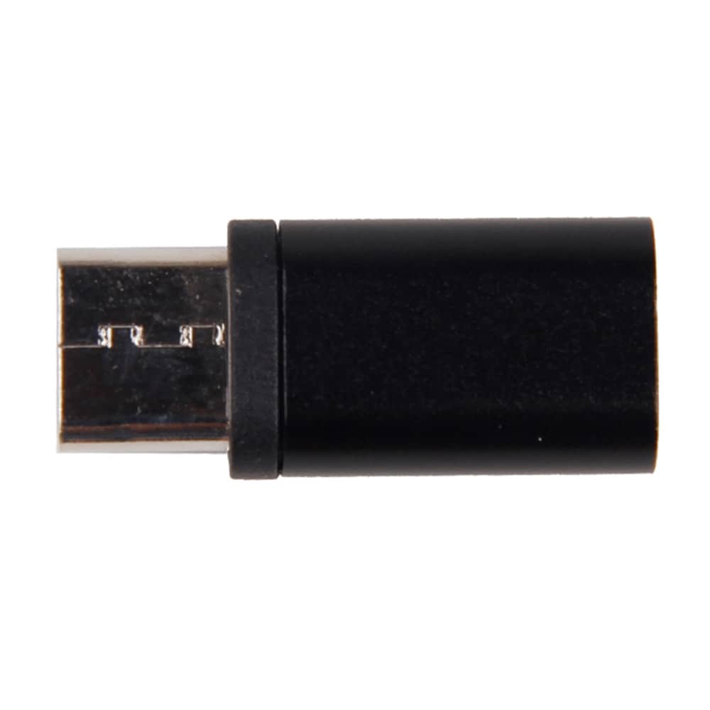 MicroUSB til USB Type -C Adaper Svart