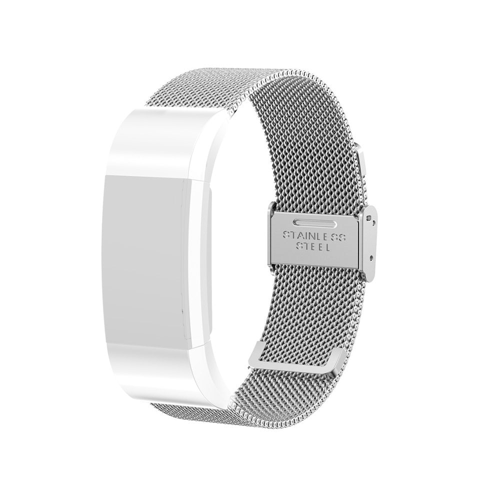 Armbånd Meshlenke Fitbit Charge 2 Sølv