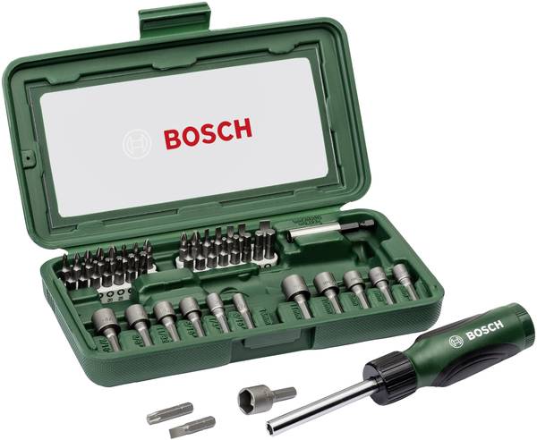 Bosch Skrutrekker og Bitssett - 46 deler