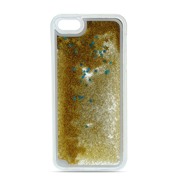 Liquid Glitter Bakskall iPhone X/XS Gull