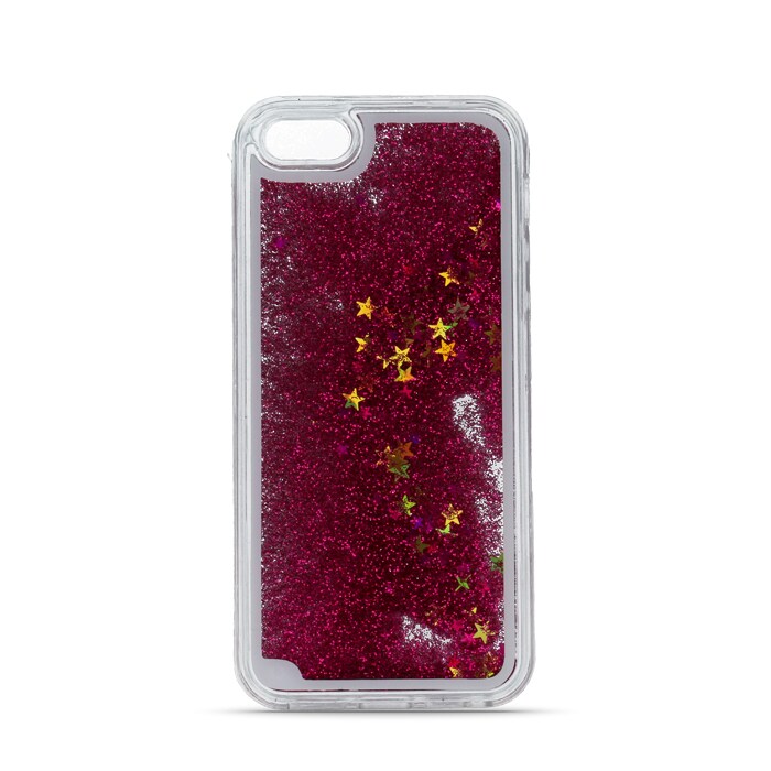 Liquid Glitter Bakskall Samsung Galaxy S9 Rosa