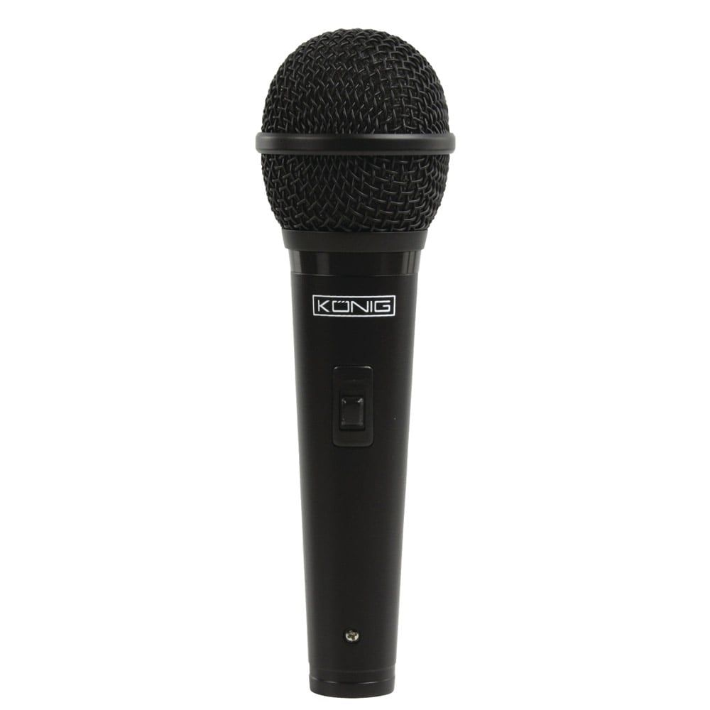 König Mikrofon 6.35 mm -72 dB Svart