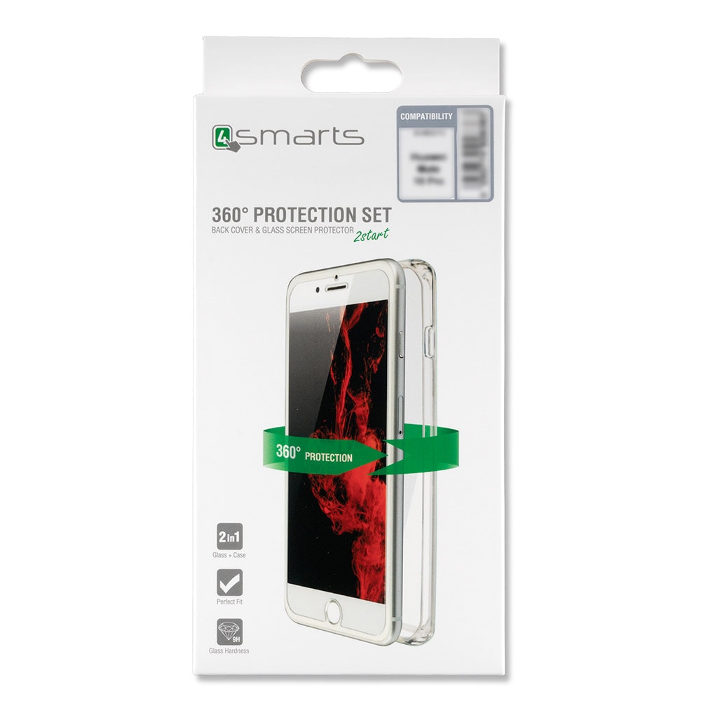 4smarts 360° Protection Set Apple iPhone XR klar