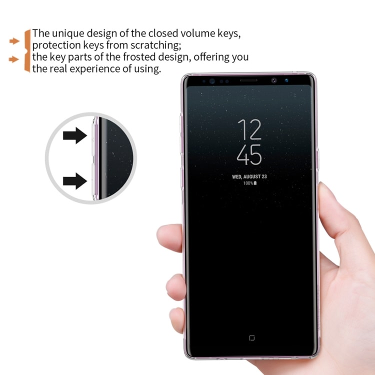 NILLKIN TPU-futteral Samsung Galaxy Note 9 - Klar/Hvit