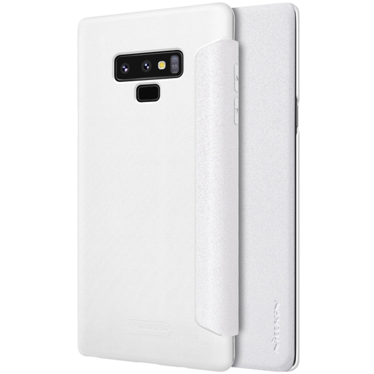 NILLKIN Frostet Flipfutteral Samsung Galaxy Note 9 - Hvit
