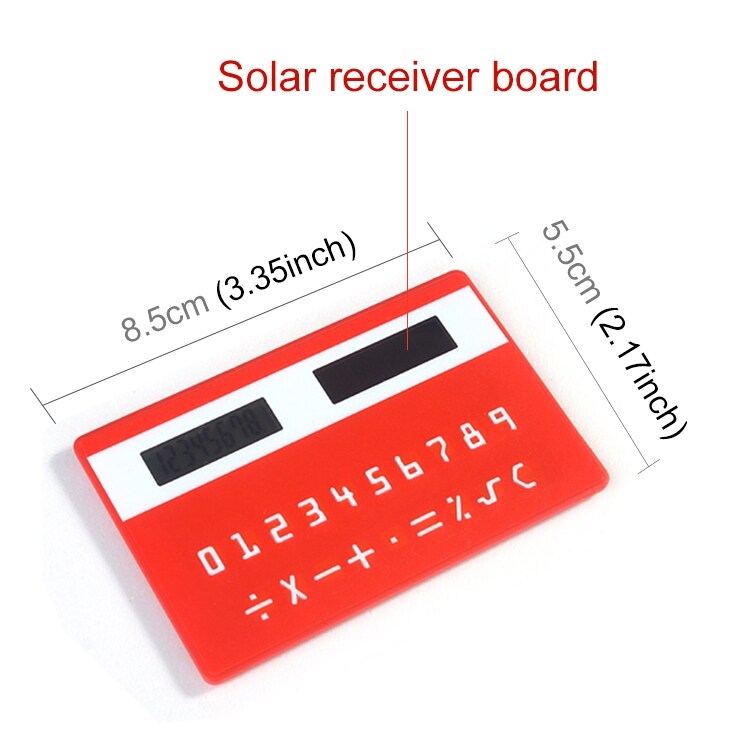 Solcellekalkulator / Kalkulator til lommebok