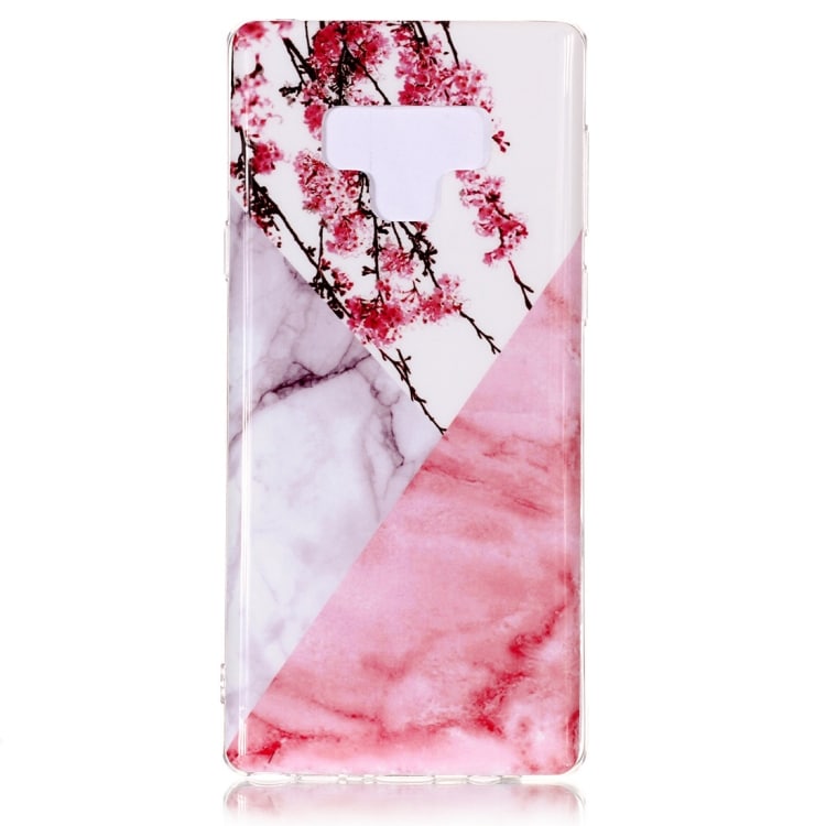 Bakskall Marmor Samsung Galaxy Note9 Blomster