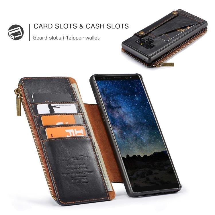 CaseMe-011 Lommebokfutteral Samsung Galaxy Note9 Svart