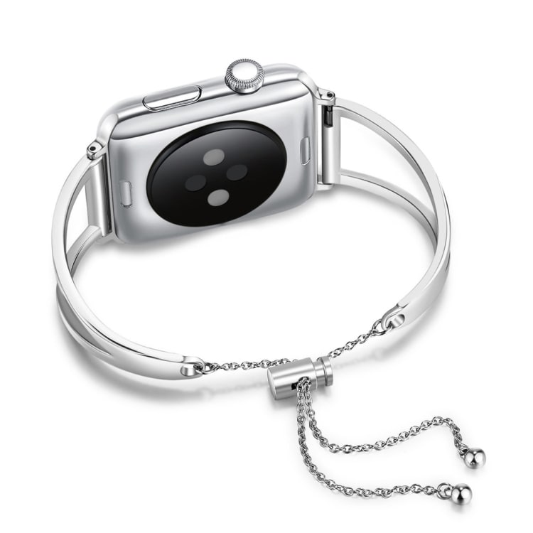 Armbånd Metall V til Apple Watch 38mm -Sølv