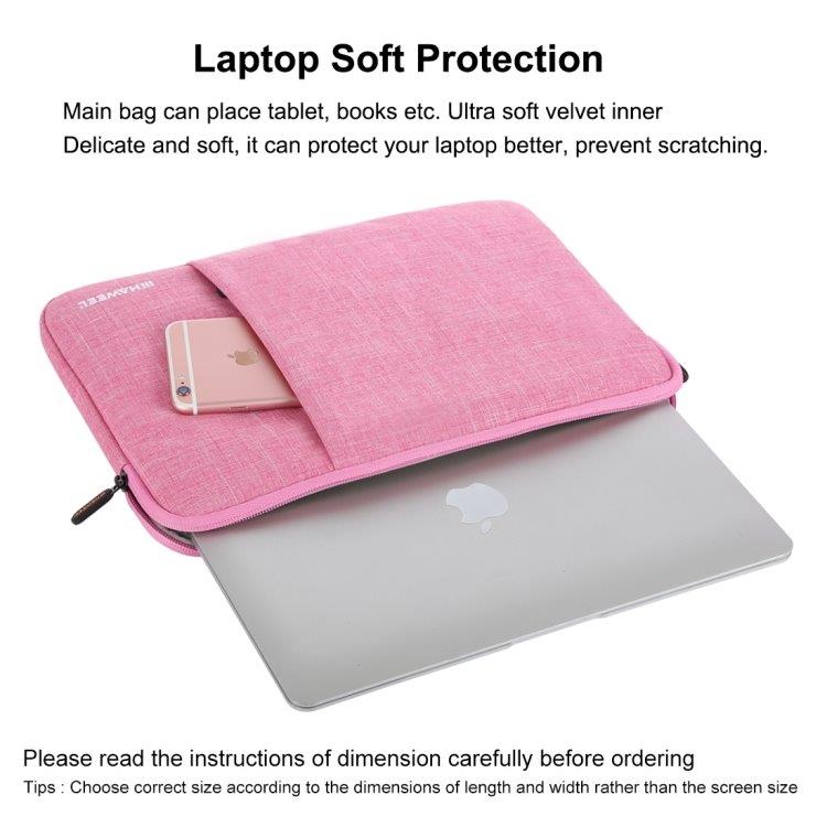 HAWEEL 11" Sleeve Veske Laptop Rosa