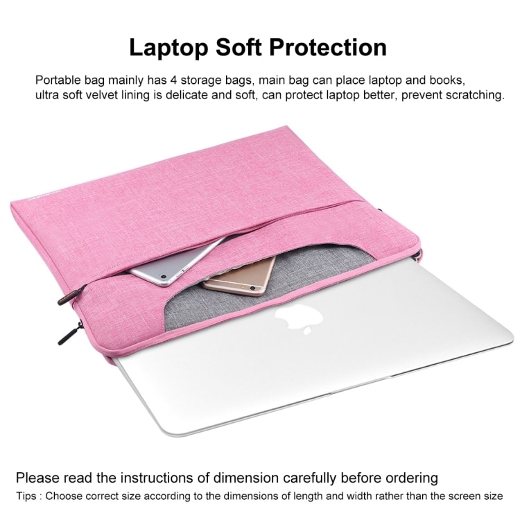 HAWEEL 13.3" Sleeve Futteral  Laptop Rosa