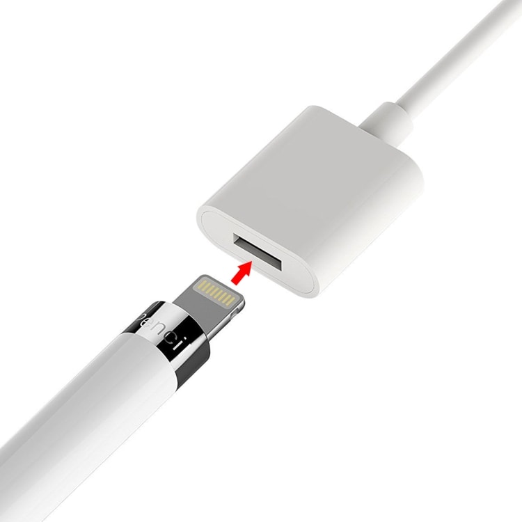 USB Ladekabel til Apple Pencil Hvit