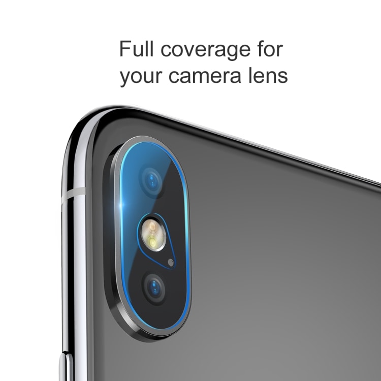 Temperert Kameralinsebeskyttelse iPhone XS Max 2-pk