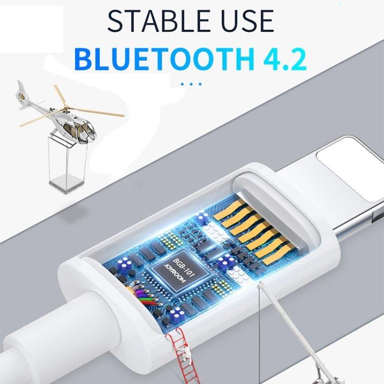JOYROOM JR-EP2 trådbundet Bluetooth Headset iPhone Hvit