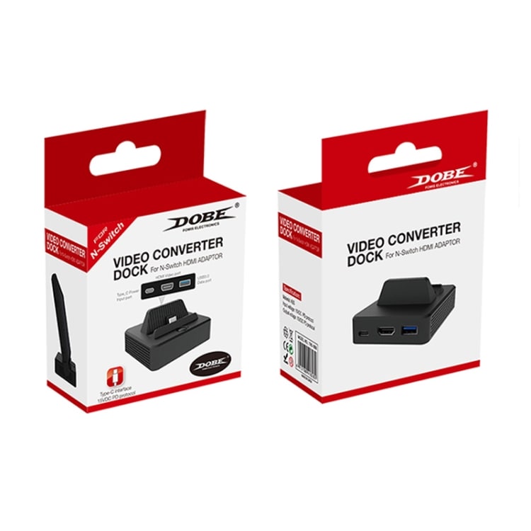 DOBE TNS-1828 HDMI Converter Dokkingstasjon Nintendo Switch