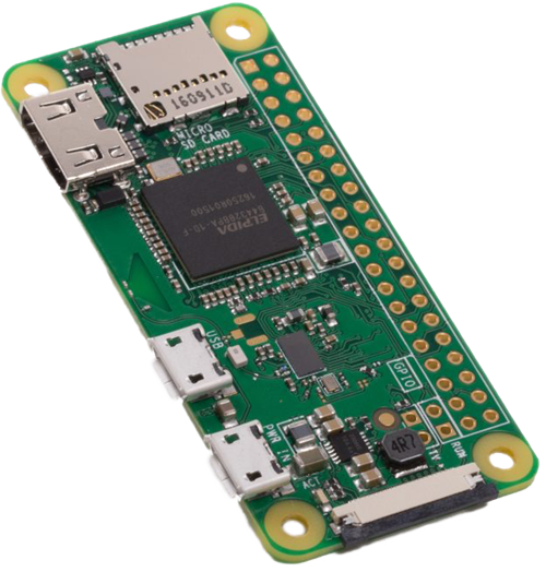Raspberry Pi Zero W Jumpstart Kit med separat GPIO-stift - WiFi+BT