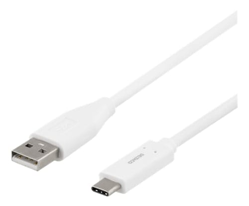 DELTACO USB-C til USB-A kabel - 2m
