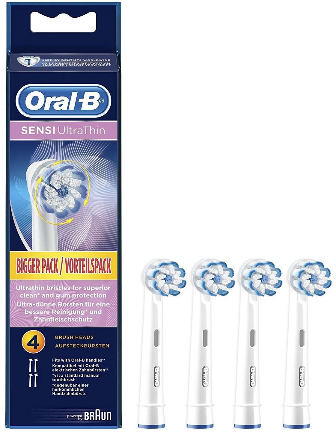 Oral-B Sensi Ultra Thin EB60 Børstehode - 4 Pk