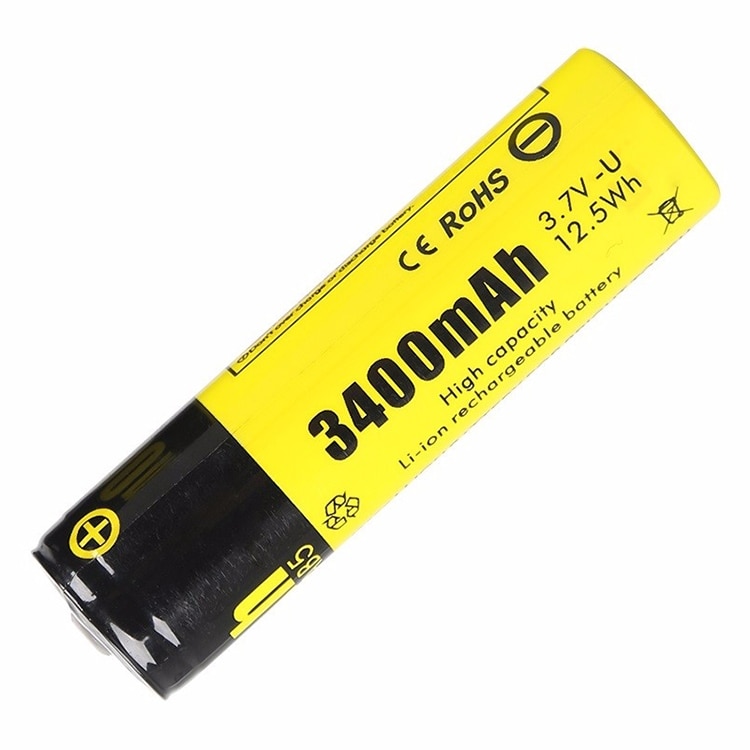 SupFire AB5 Batteri 3400mAh 18650 Oppladbart