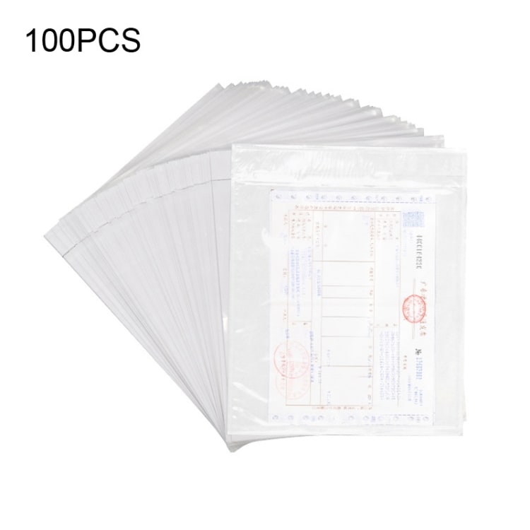 Zip-plastpose 14.5cm x 18cm 100-pk