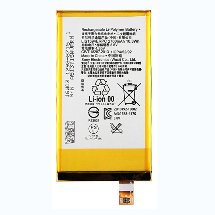 Mobilbatteri LIS1594ERPC 2700mAh Sony Xperia Z5 Compact