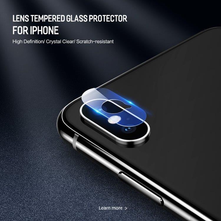 ROCK Tempereret Glass Bakkamera iPhone XR - 2-pk