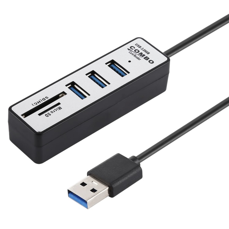 USBhubb + Kortleser USB 3.0