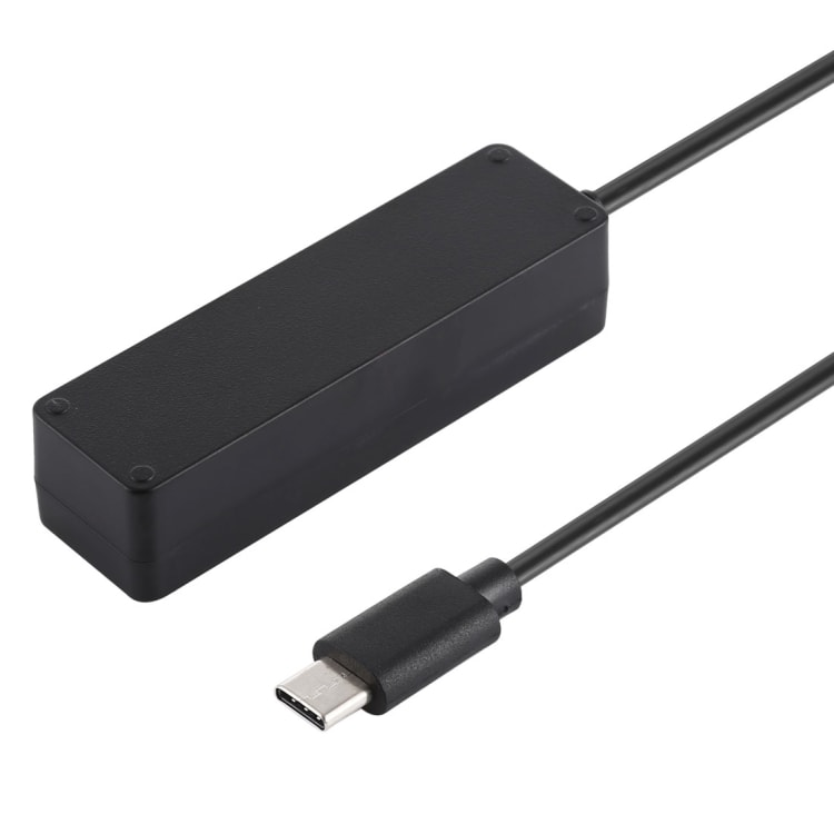 USBhubb + Kortleser - USB C til USB 3.0
