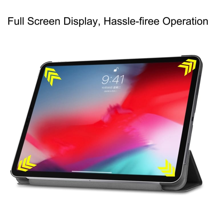 TriFold Custer Deksel iPad Pro 11  2018 Svart