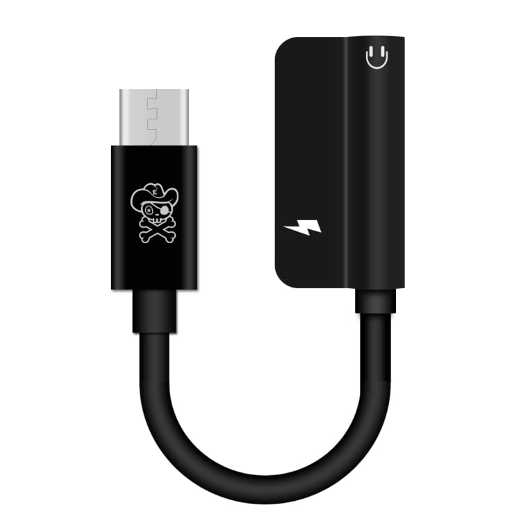 ENKAY Lyd & Ladeadapter USB-Type C til USB Type C og 3,5 mm