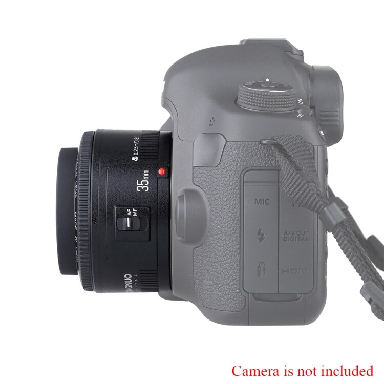 YONGNUO YN35MM F2C 1:2 AF/MF Vidvinkel Objektiv Canon EOS EF