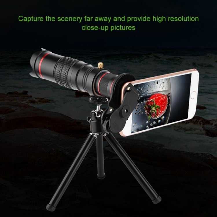 Fotolinse 22x Zoom med Tripod til smartphone