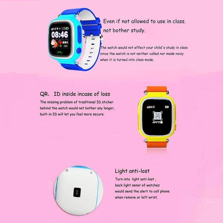 Q90 Smartwatch for Kids Blue