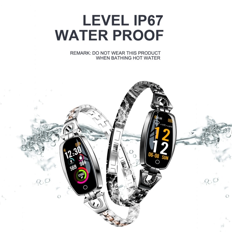 H8 Fashion Smartwatch IP67 Svart