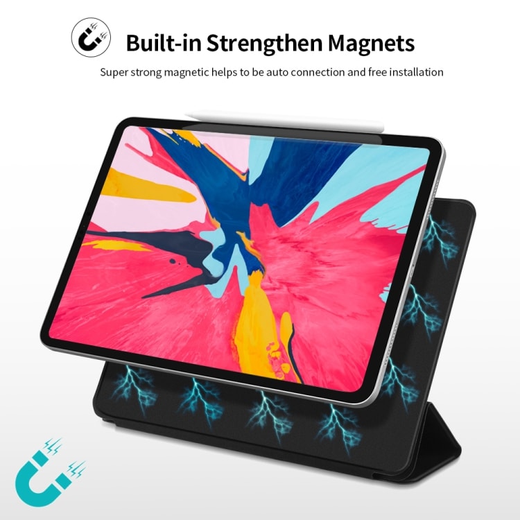 Trifold Magnet Deksel iPad Pro 11"  2018 Svart