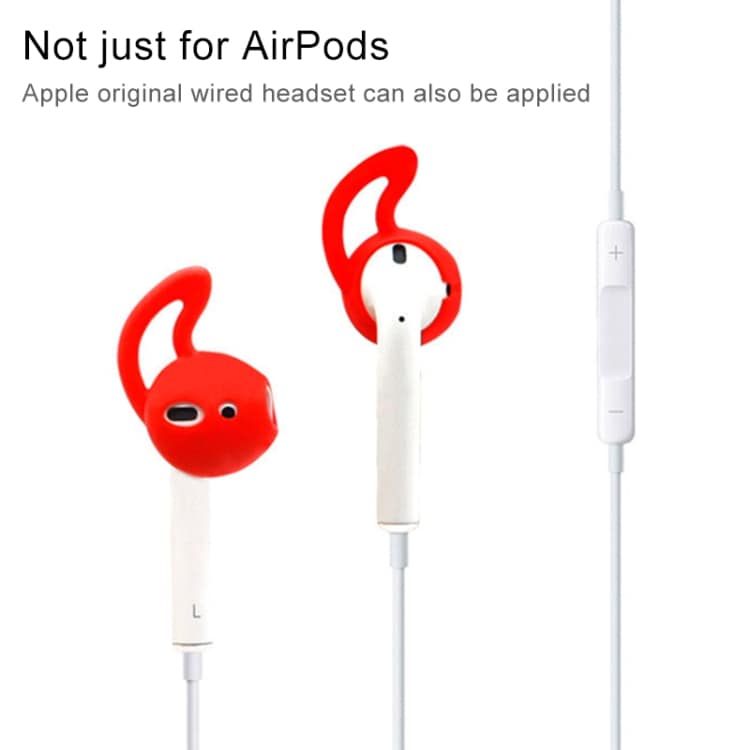 Silikon Earhooks til Apple AirPods Hvit