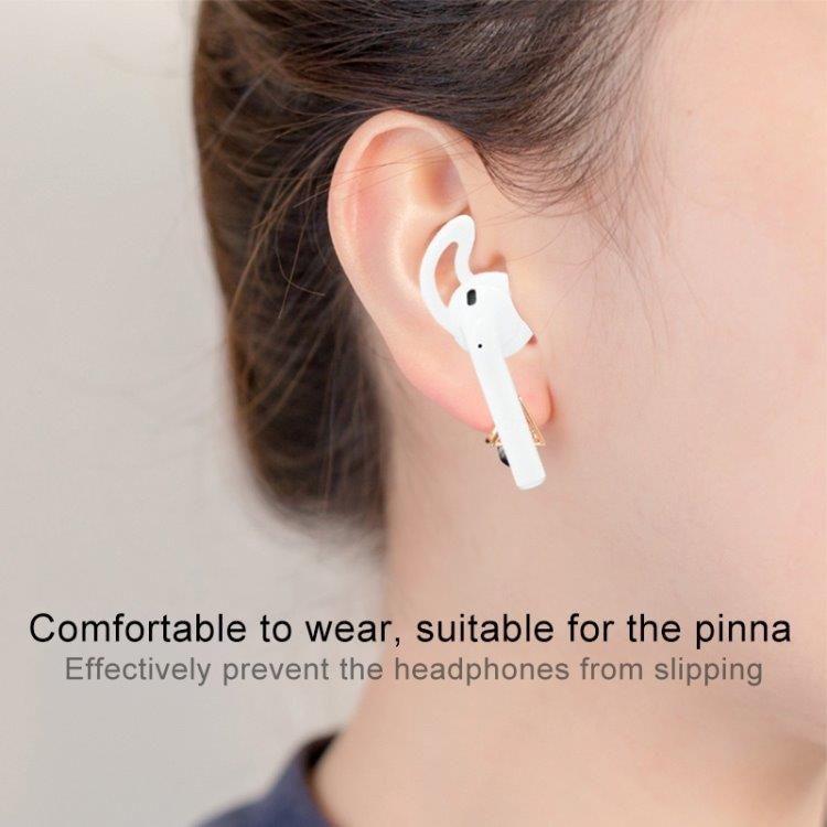 Silikon Earhooks til Apple AirPods Hvit