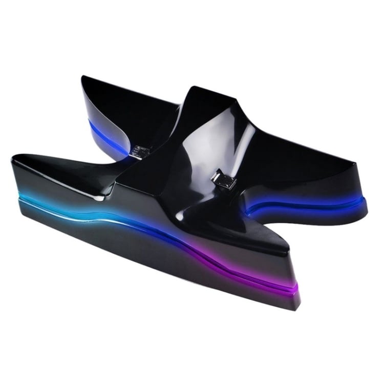 LED Dual-ladestasjon til PS4-kontroller / PS4-ladedock / Ladestativ for PS4-kontrollere