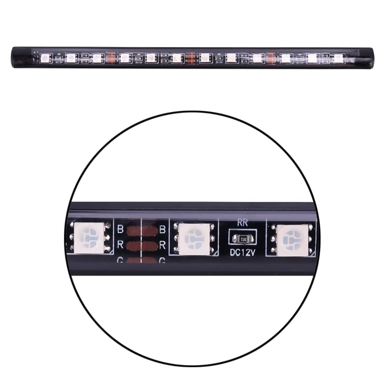 Led-sløyfe bilgulv 48LED med fjernkontroll
