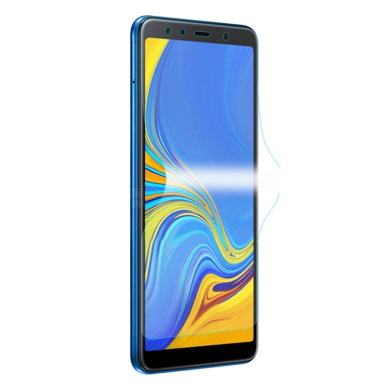 Full Skjermbeskyttelse Hydrogel Film Samsung Galaxy A7 2018