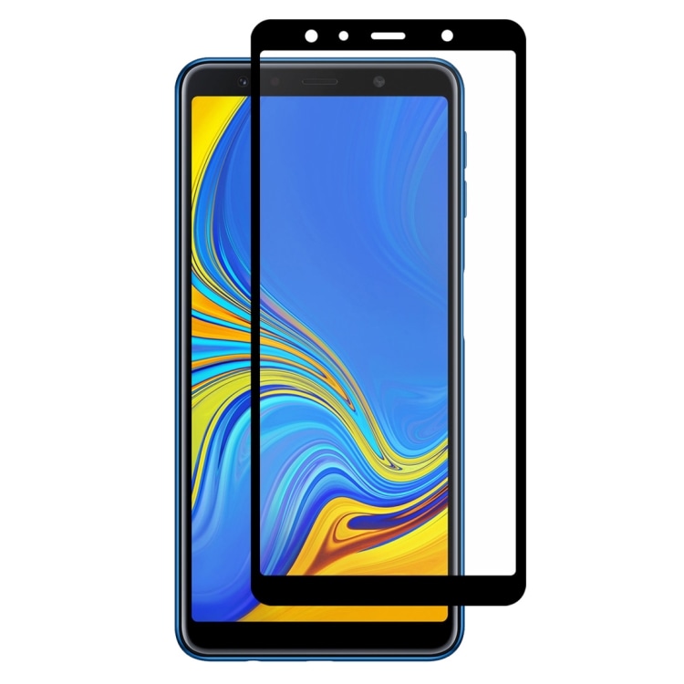 Bøyd herdet skjermbeskyttelse av temperert glass Galaxy A7 2018