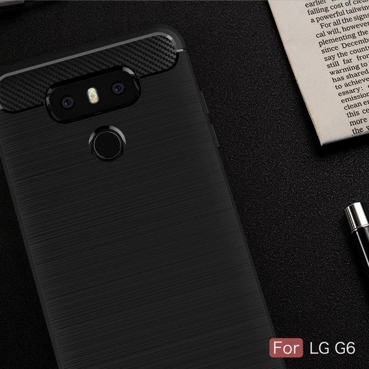 Schockproof Karbon deksel LG G6