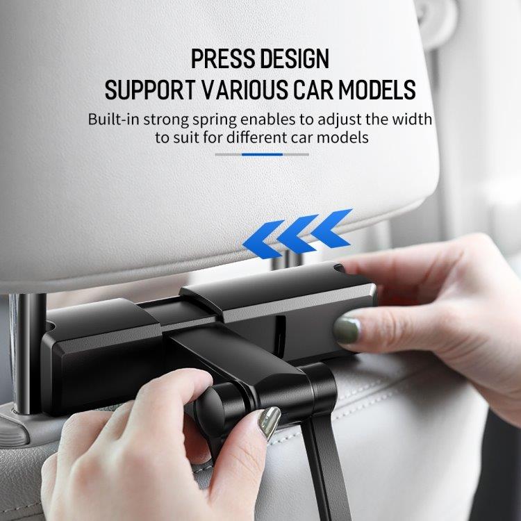 ROCK Universal Holder til bilens nakkestøtte - Mobil & Surfeplate