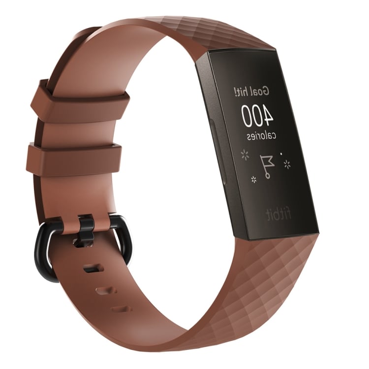 Silikonarmbånd Fitbit Charge 3 - Coffee